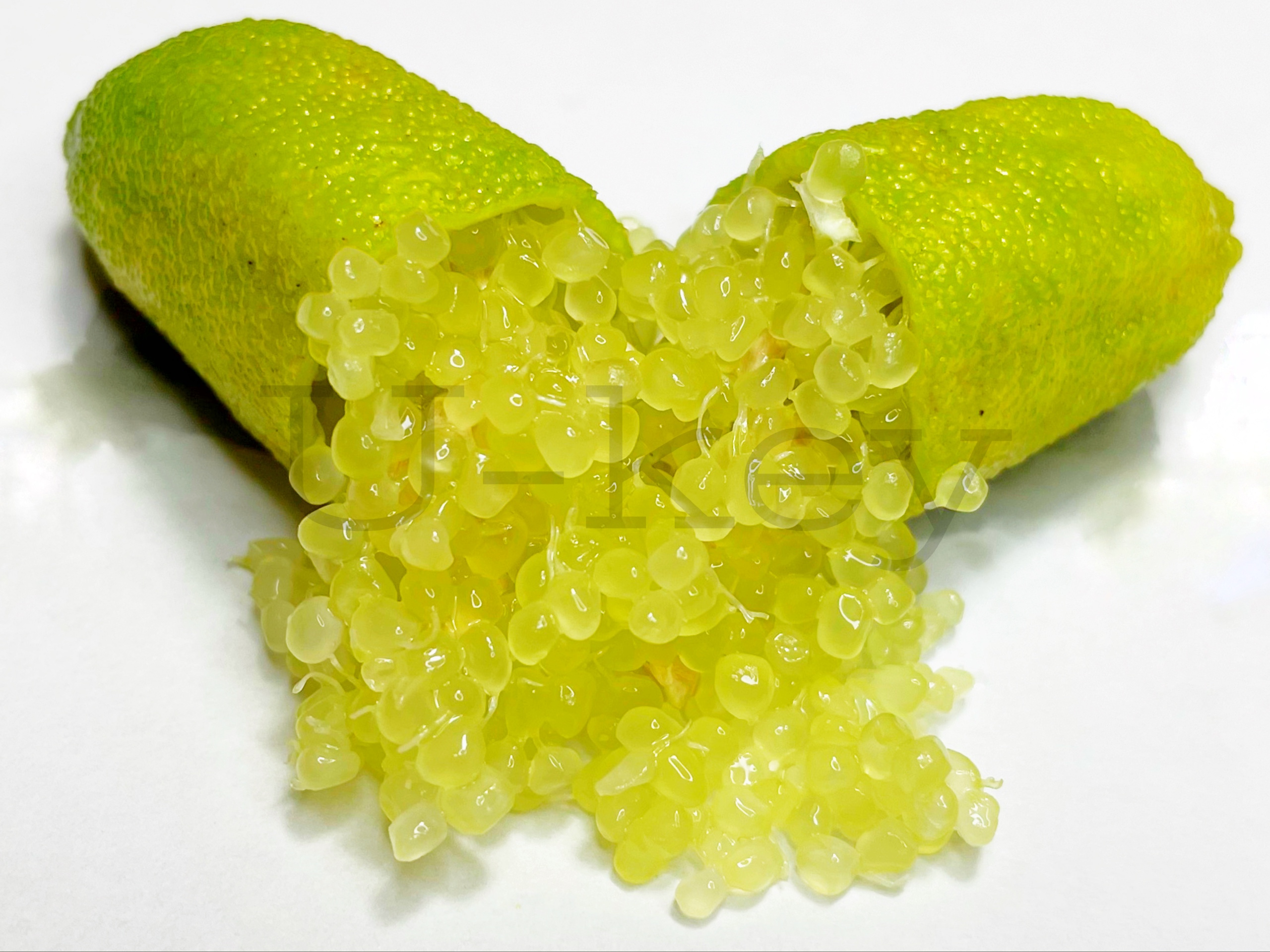 Finger lime ‘Yellow’, Citrus australasica